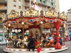  High Quality Carousel Horses F