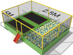 <b>Trampoline Park With Foam YT-TP015</b>