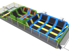 <b>Long Bed Trampoline Park YT-TP076</b>