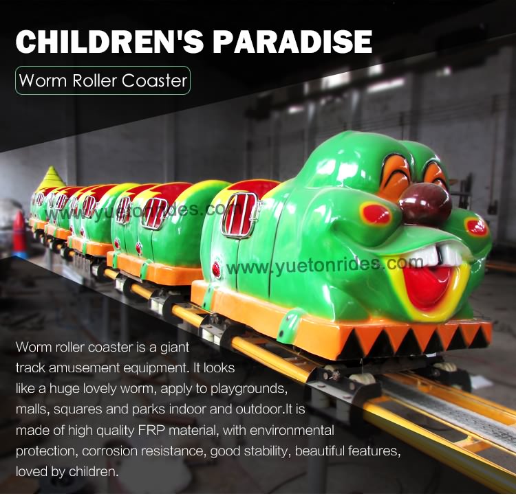 worm roller coaster for sale